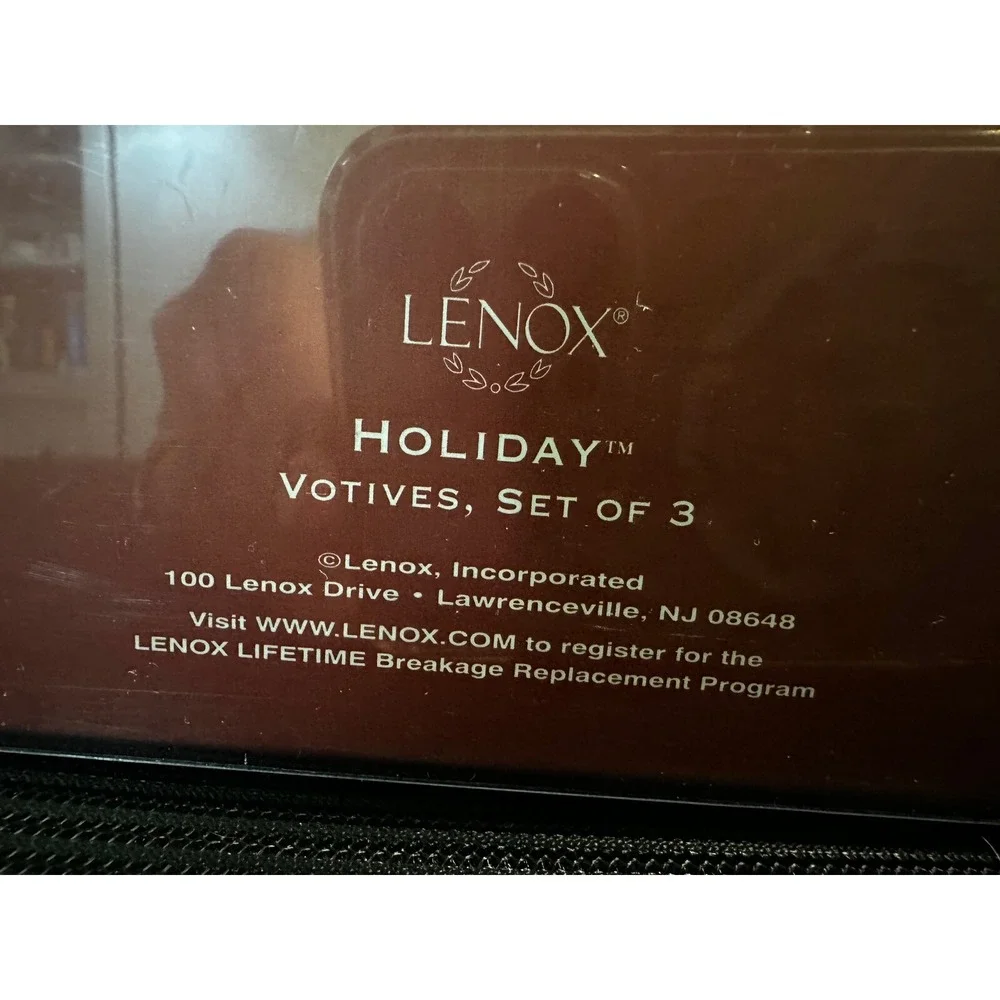 Lenox Holiday Bud Vases Set of 3 Christmas Holly Berries Floral‎ Decor